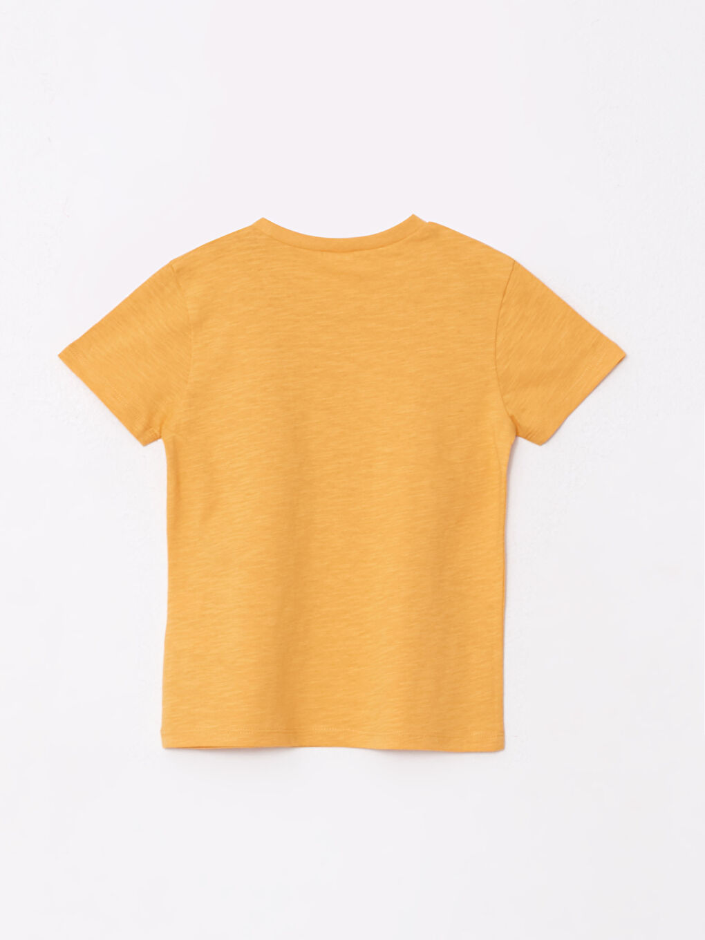 تيشيرت قطن أساسي بأكمام قصيرة ورقبة دائرية للأولاد الرضع-1