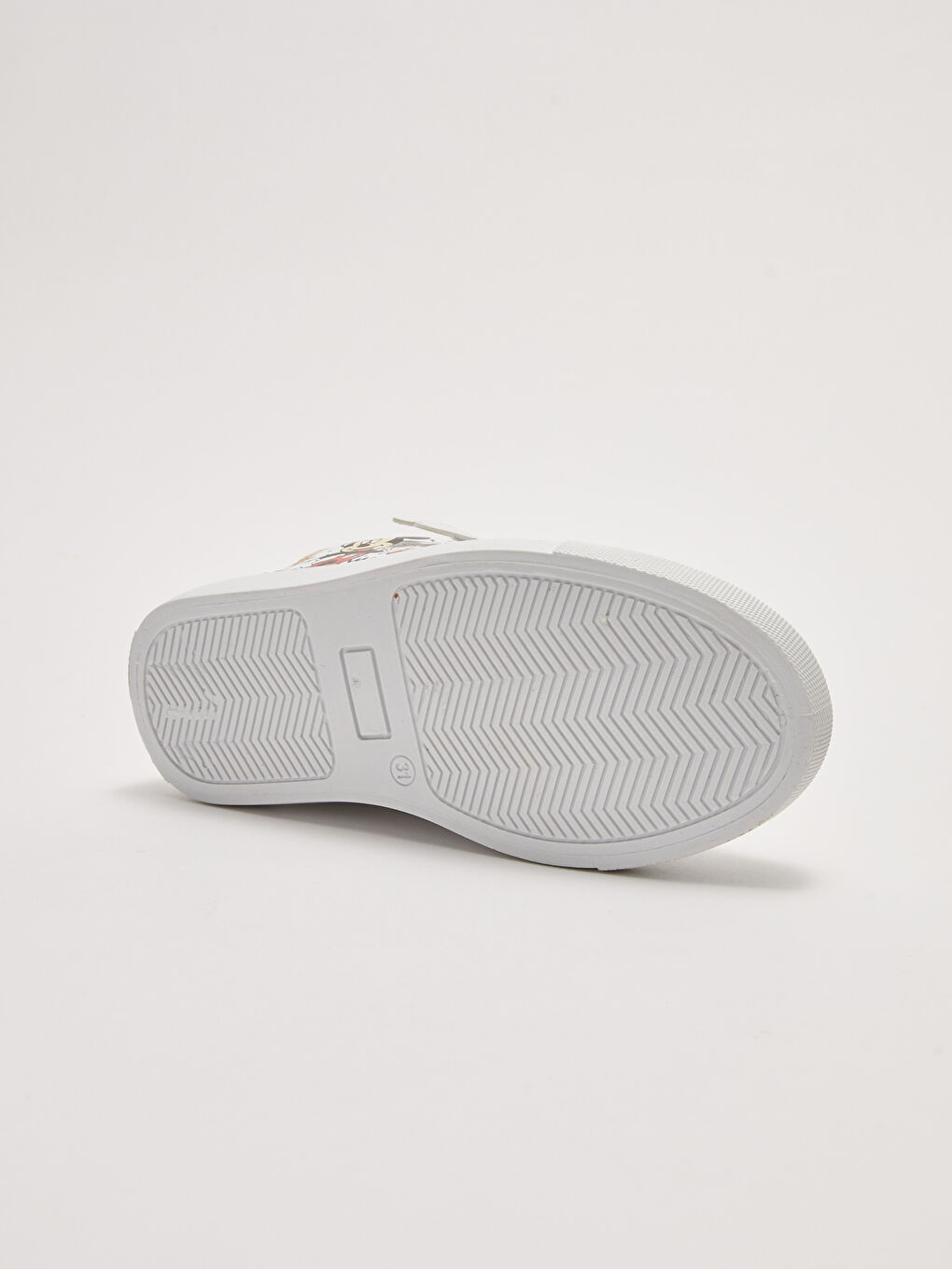 Beyaz Mickey Mouse Lisanslı Bağcık ve Cırt Cırtlı Erkek Çocuk Spor Ayakkabı-3