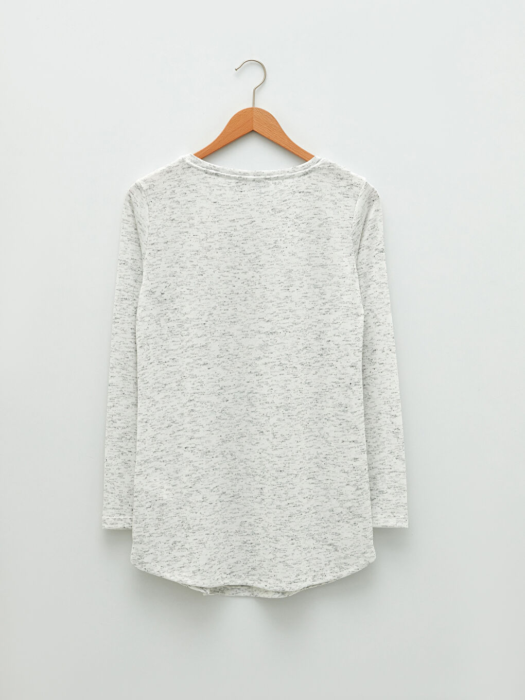 LCW Vision Crew Neck Letter Printed Long Sleeve Women's T-Shirt -S2BG64Z8-D5R