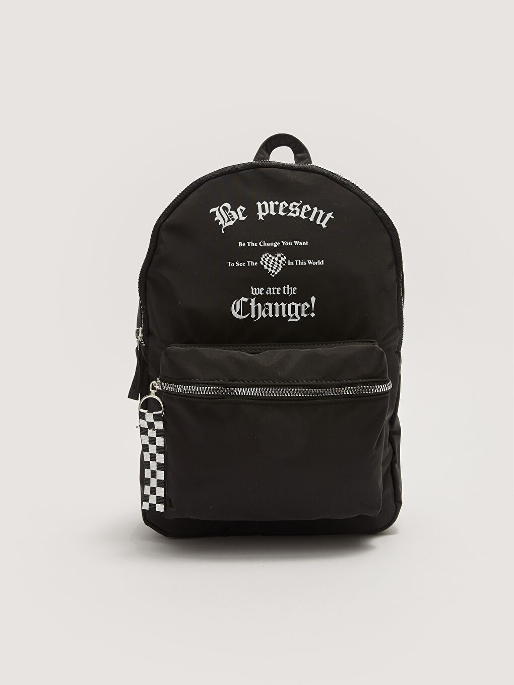 Parachute Fabric Letter Printed Women's Backpack-6