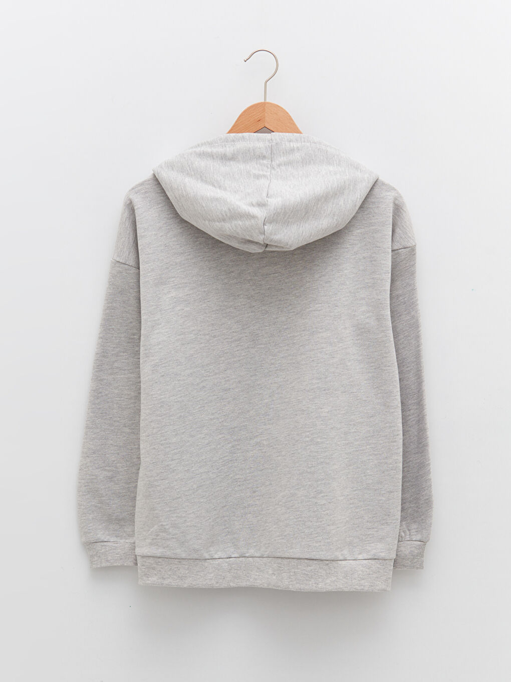 Женское худи с длинным рукавом и принтом-6