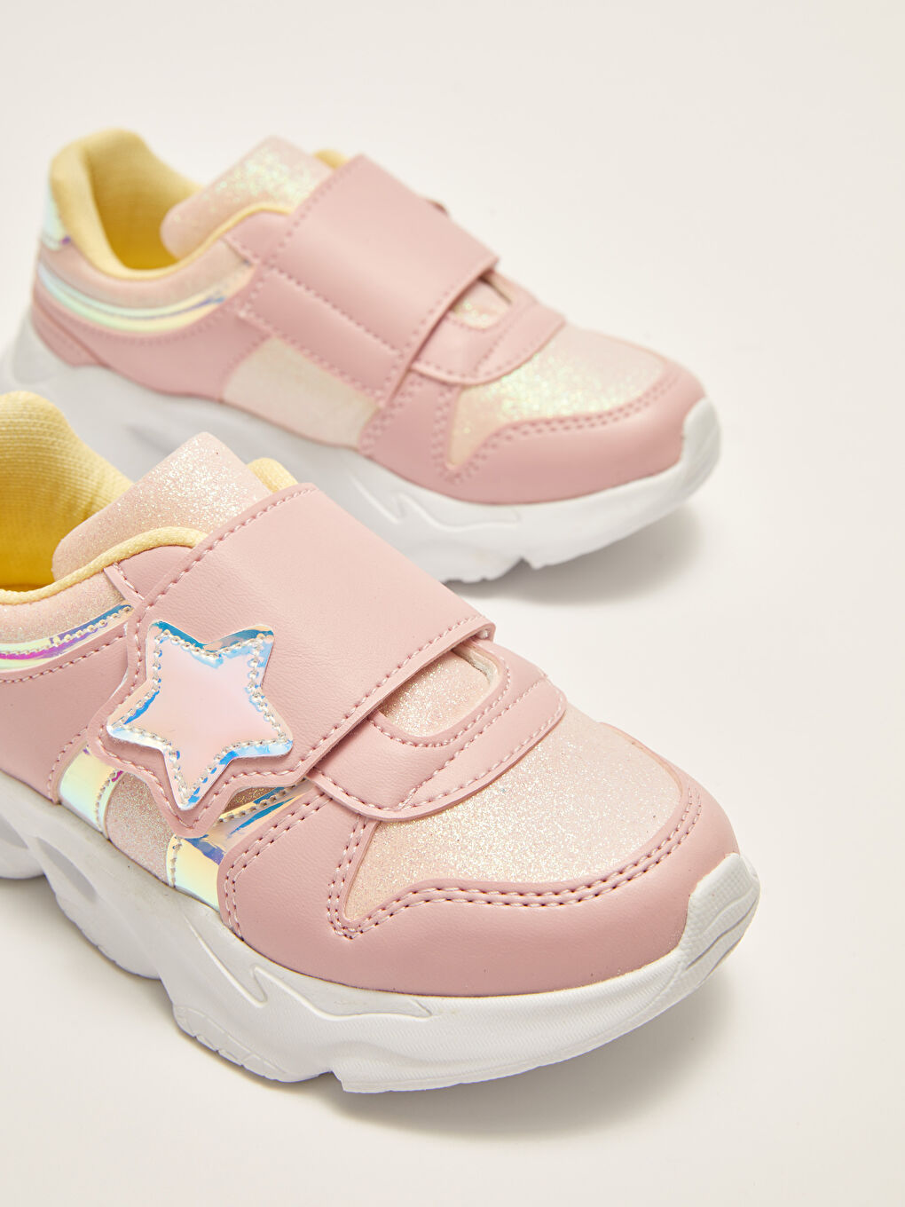 Кроссовки Для девочек с застежкой-липучкой и нашивкой-5