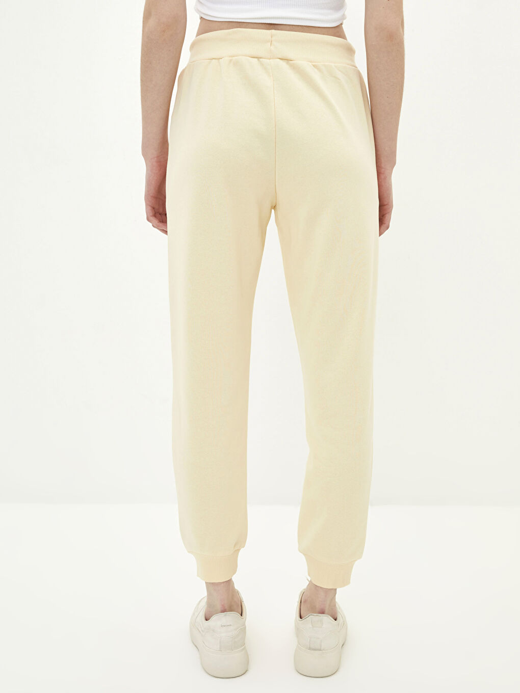 LCW Vision Elastic Waist Regular Pocket Detailed Women's Jogger Sweatpants -S2BG92Z8-FPP