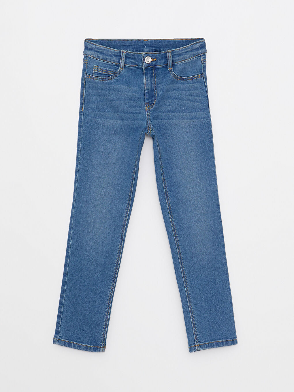 გამხდარი გოგოს ჯინსის შარვალი