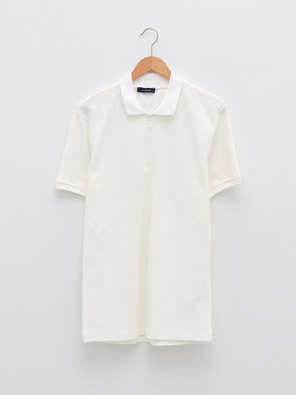 Polo Neck Short Sleeve Men's T-Shirt-9