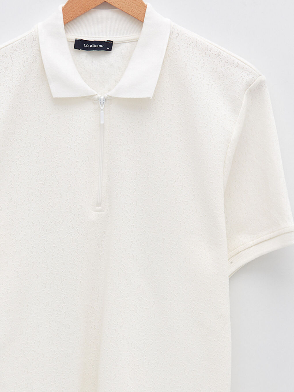 Polo Neck Short Sleeve Men's T-Shirt-11