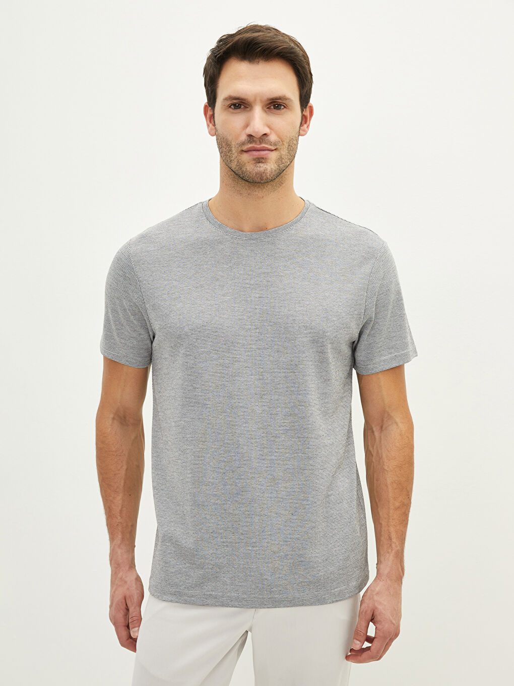SOUTHBLUE Crew Neck Short Sleeve Basic Men's T-shirt -S2BH23Z8-F2R