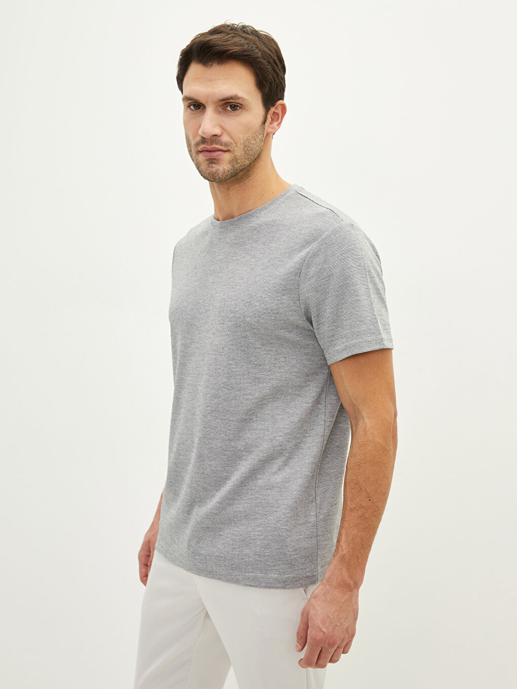 SOUTHBLUE Crew Neck Short Sleeve Basic Men's T-shirt -S2BH23Z8-F2R
