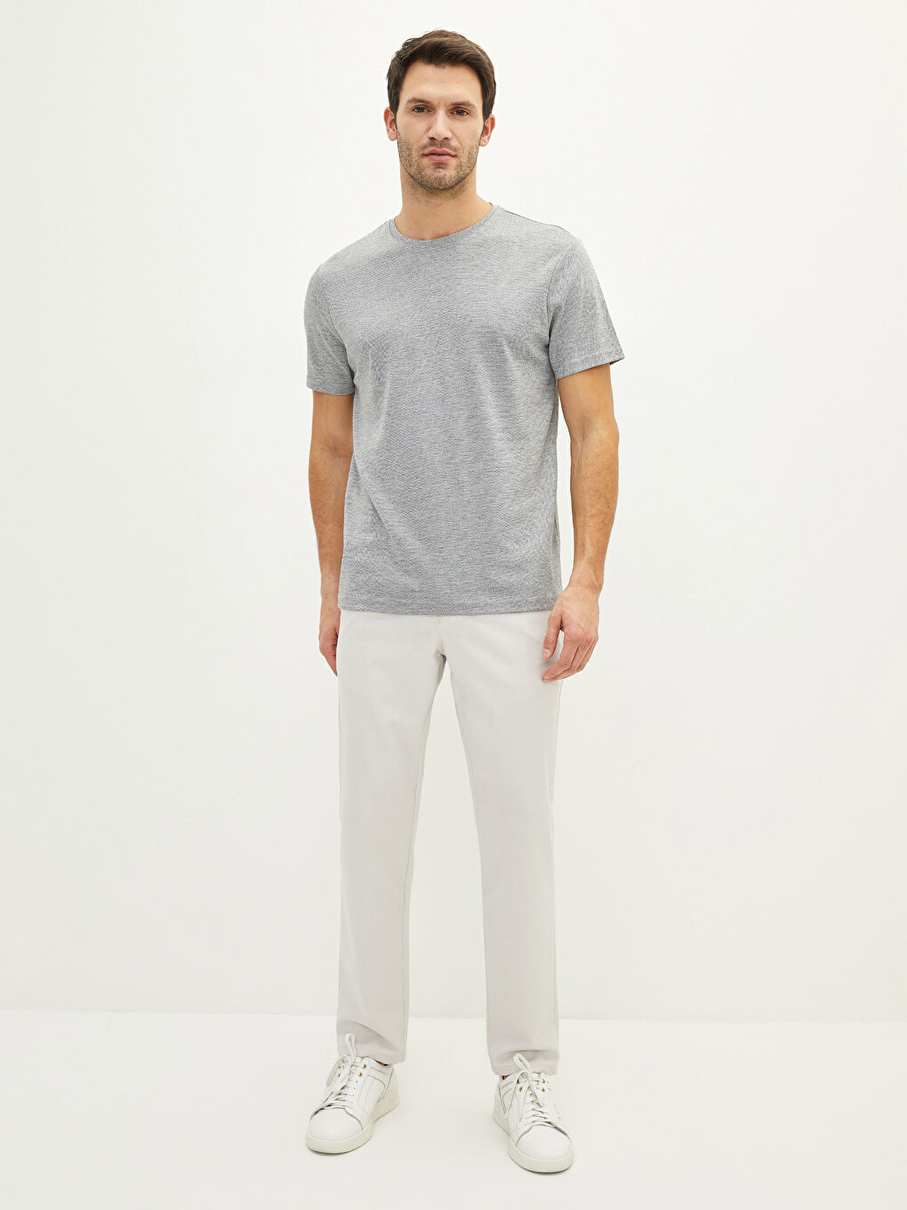 SOUTHBLUE Crew Neck Short Sleeve Basic Men's T-shirt -S2BH23Z8-F2R