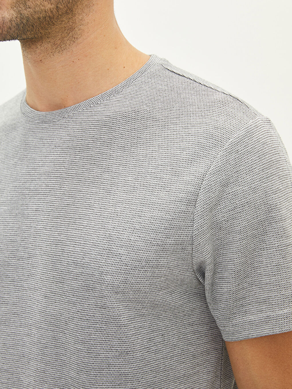 SOUTHBLUE Crew Neck Short Sleeve Basic Men's T-shirt -S2BH23Z8-F2R
