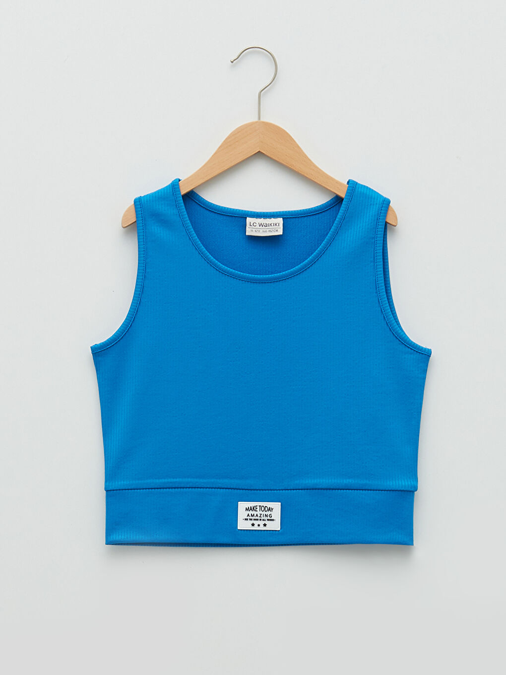 LCW Kids Crew Neck Basic Girls' Crop Athlete -S2BH32Z4-JXJ