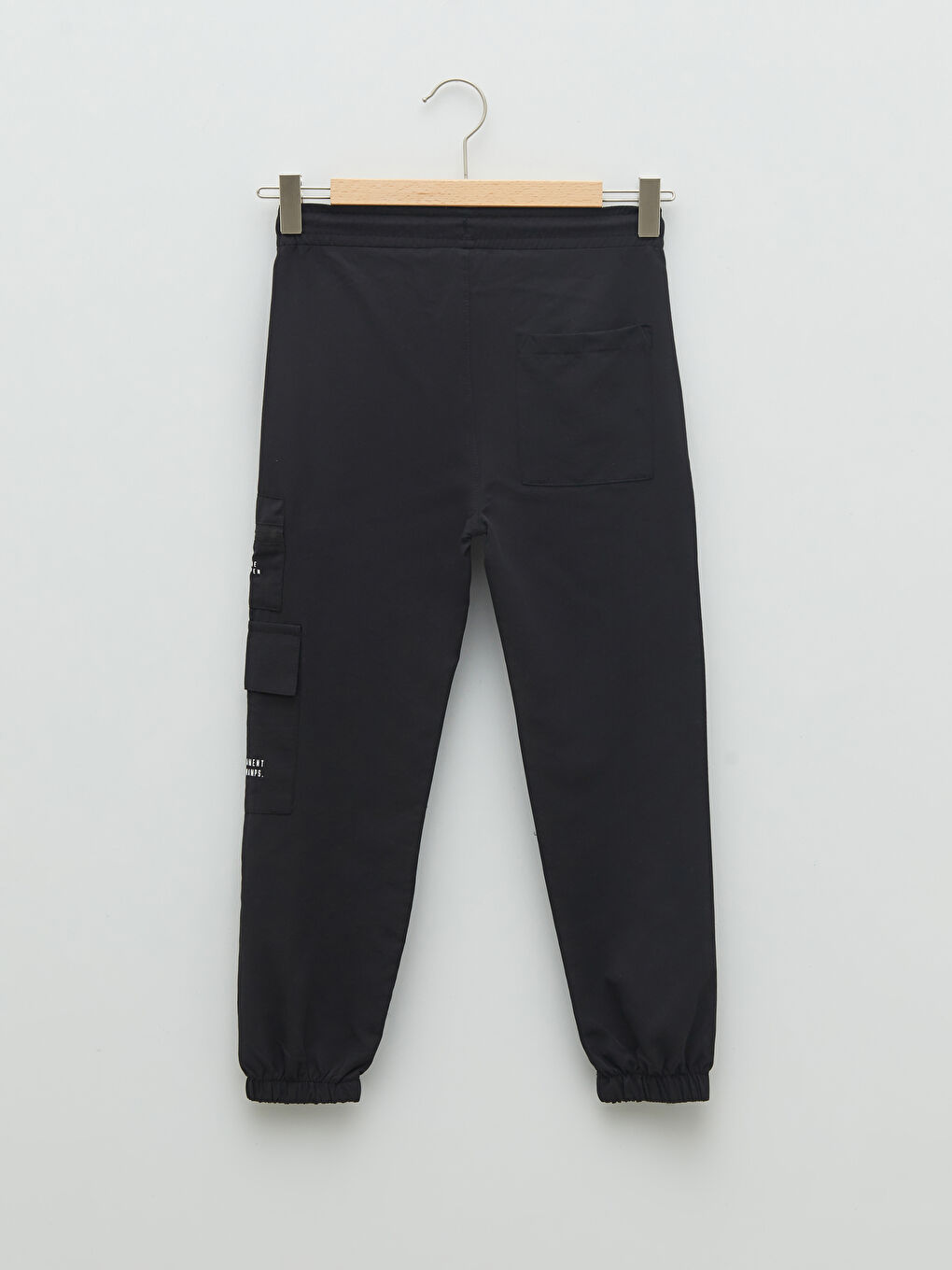 Брюки карго для мальчиков с принтом и эластичной талией-1