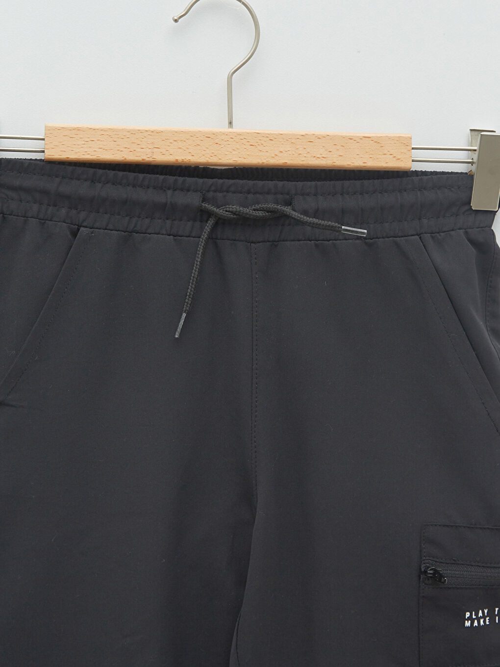 Брюки карго для мальчиков с принтом и эластичной талией-2