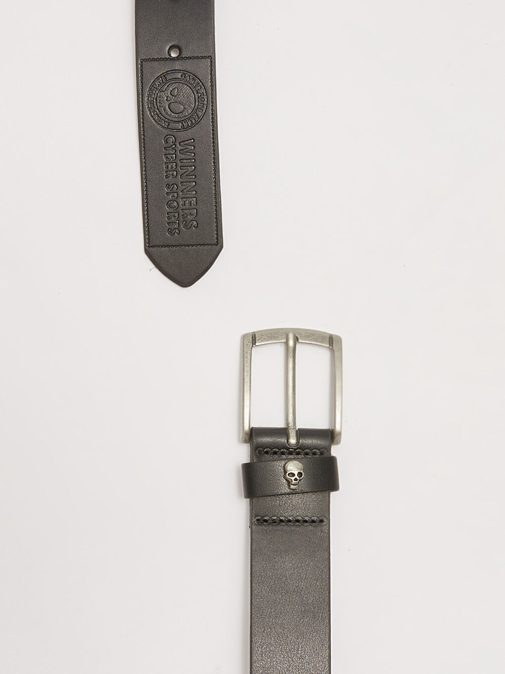 Siyah Deri Görünümlü Erkek Çocuk Kemer-2