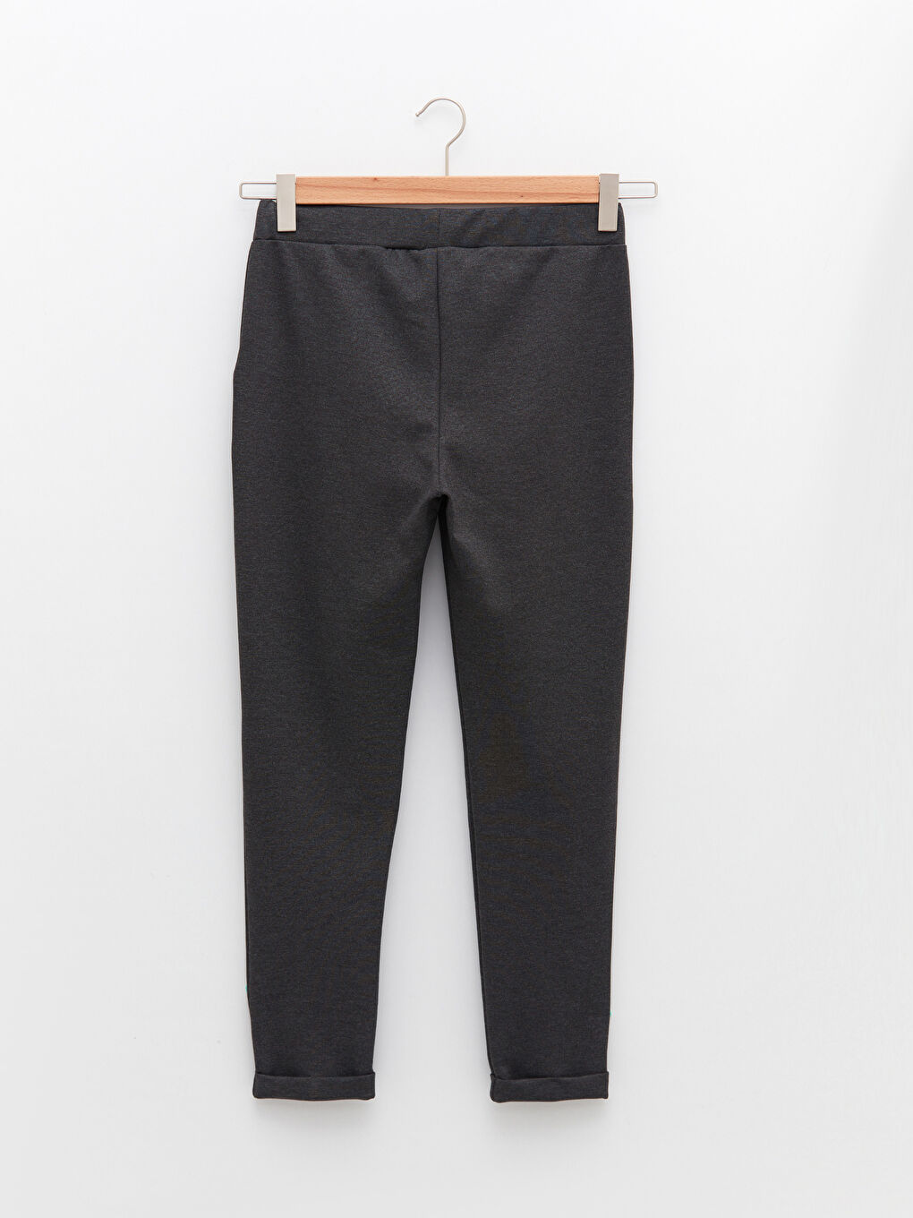 Women's Elasticated Waist Plain Sweatpants-7