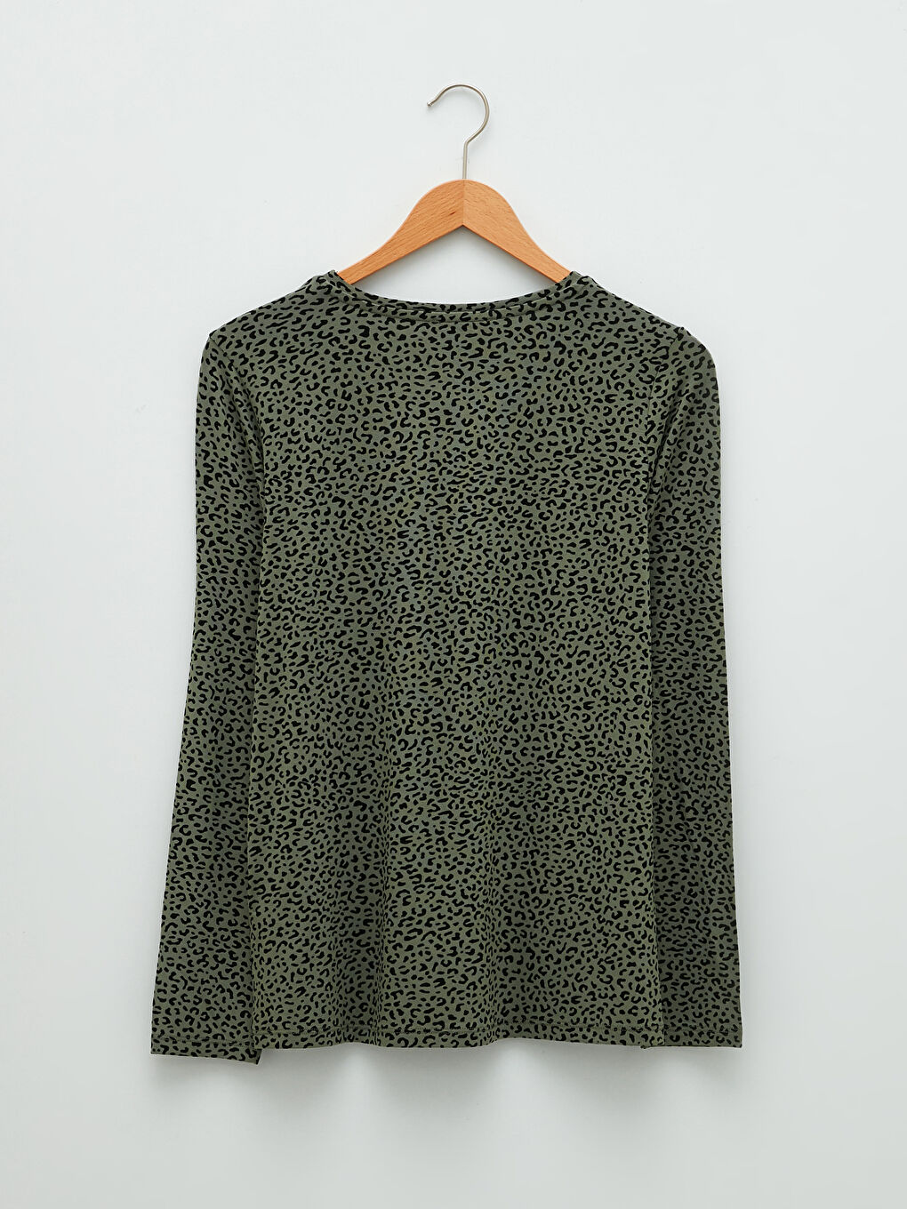 LCWAIKIKI Basic Μακρυμάνικο T-Shirt Γυναικείο με Σχέδια και Στρογγυλή Λαιμόκοψη -S2BH74Z8-LS6