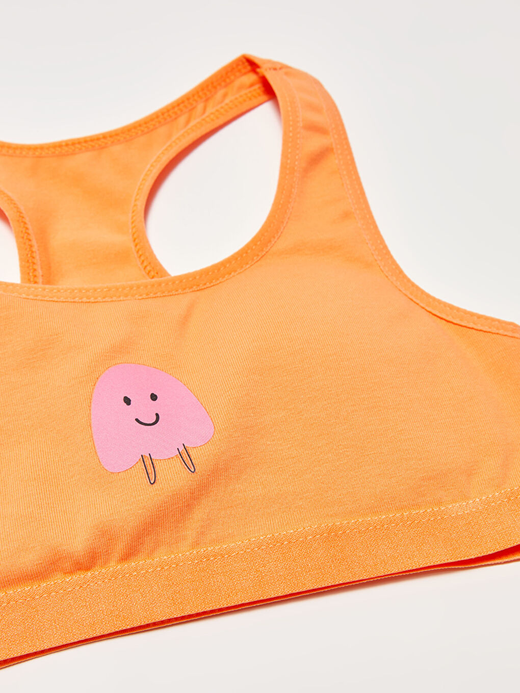 Бюстье для девочек из хлопка с принтом-1