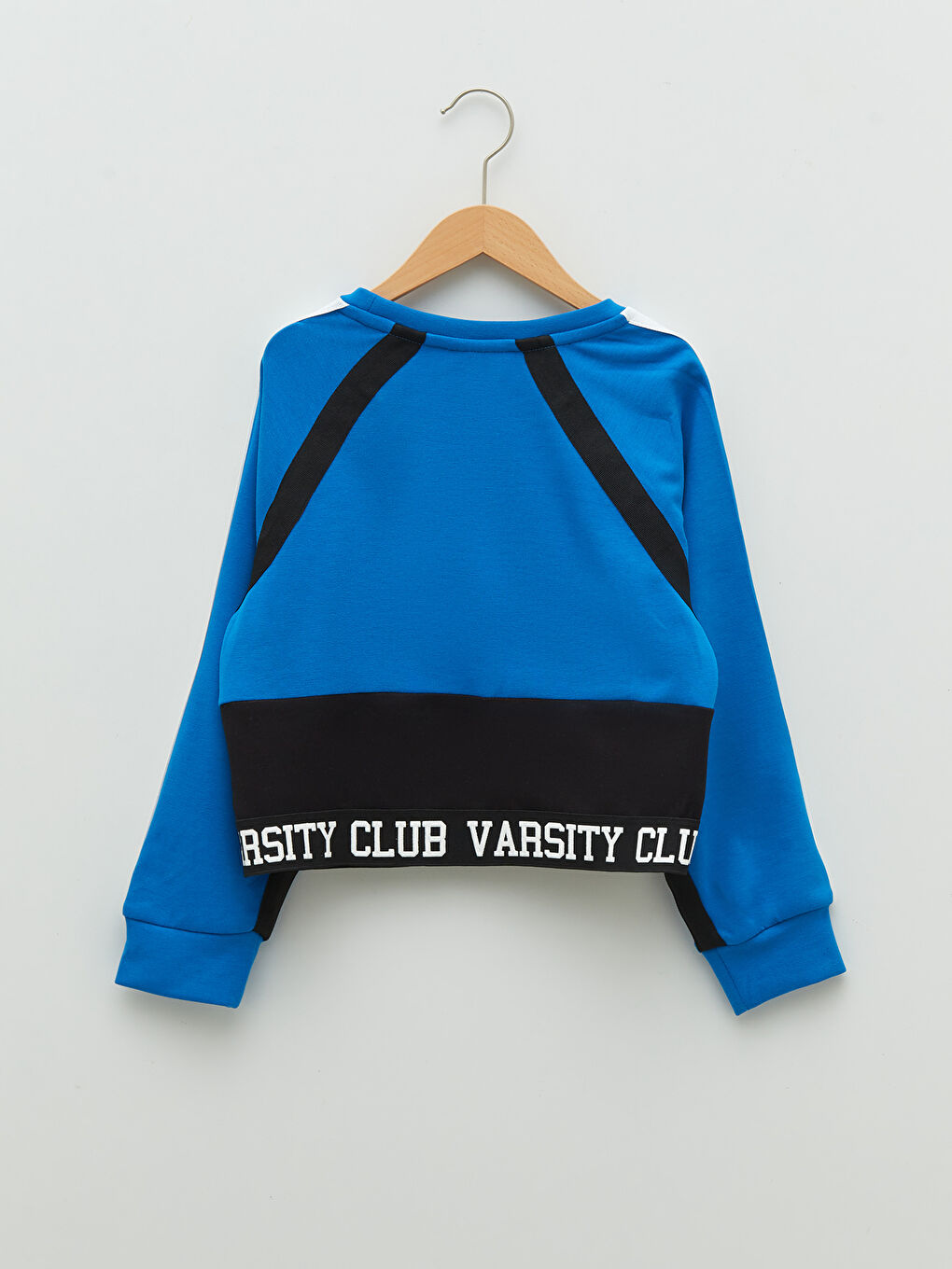 Crew Neck Printed Long Sleeve Girls' Sweatshirt-1