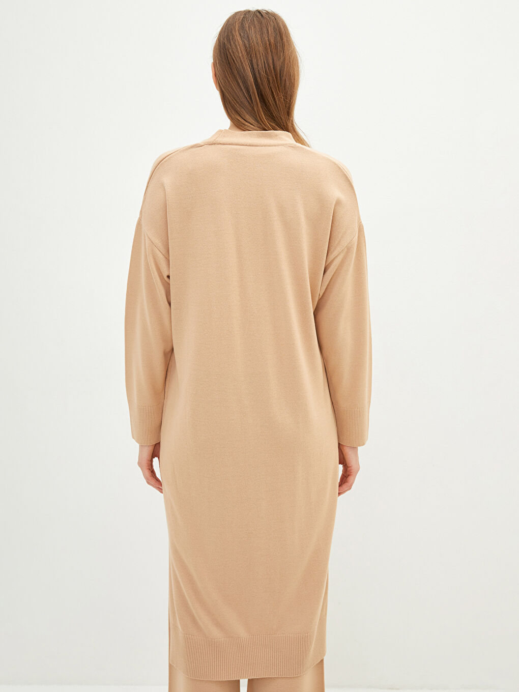 Cardigan en Tricot à Encolure en V pour Femmes-4