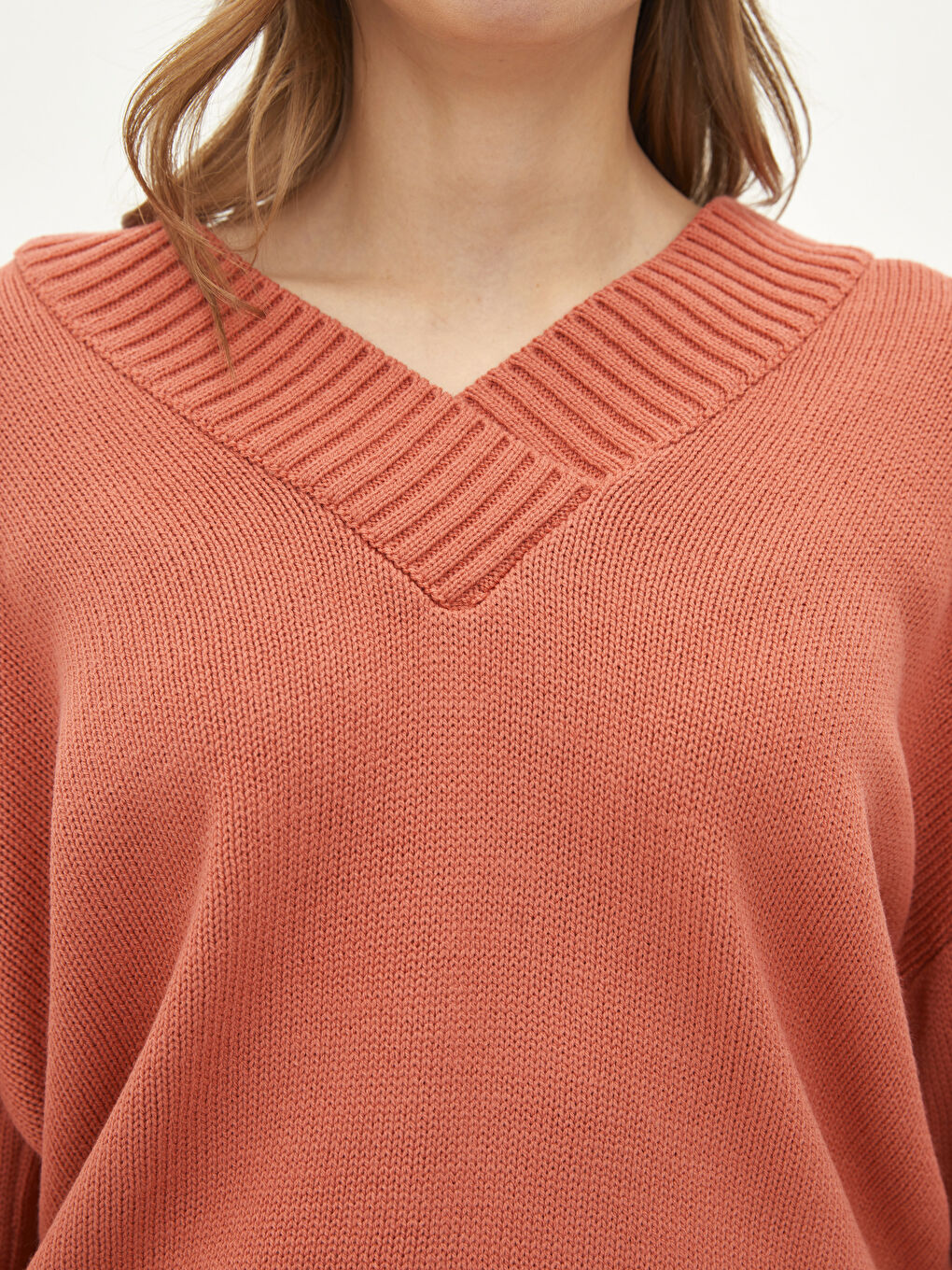 Woman ORANGE Sweater-3