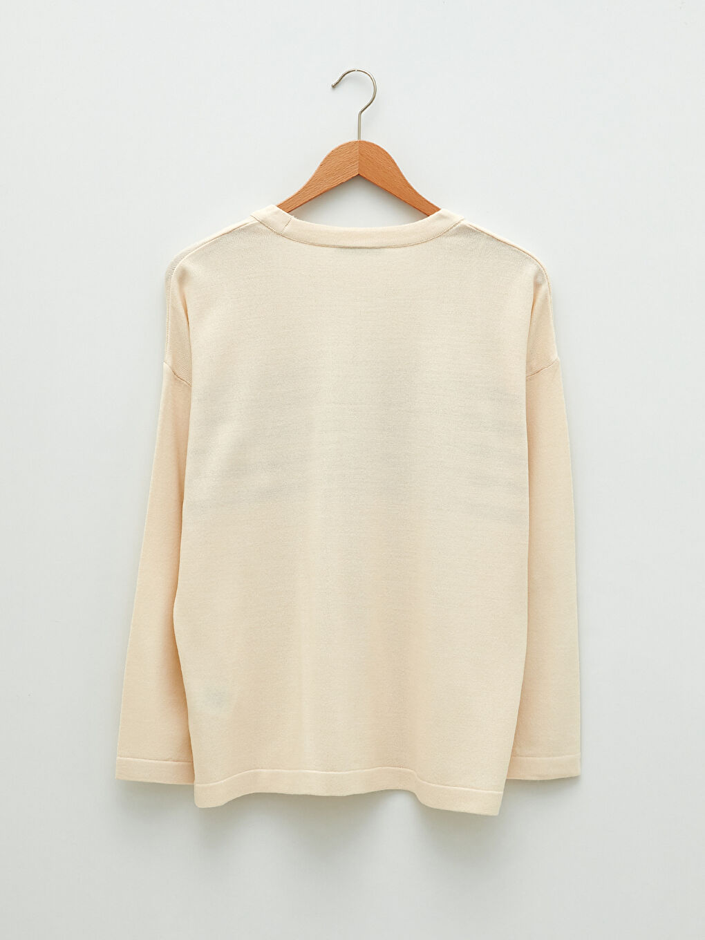 LCWAIKIKI Basic Crew Neck Striped Long Sleeve Women's Knitwear Sweater -S2BI58Z8-R9J