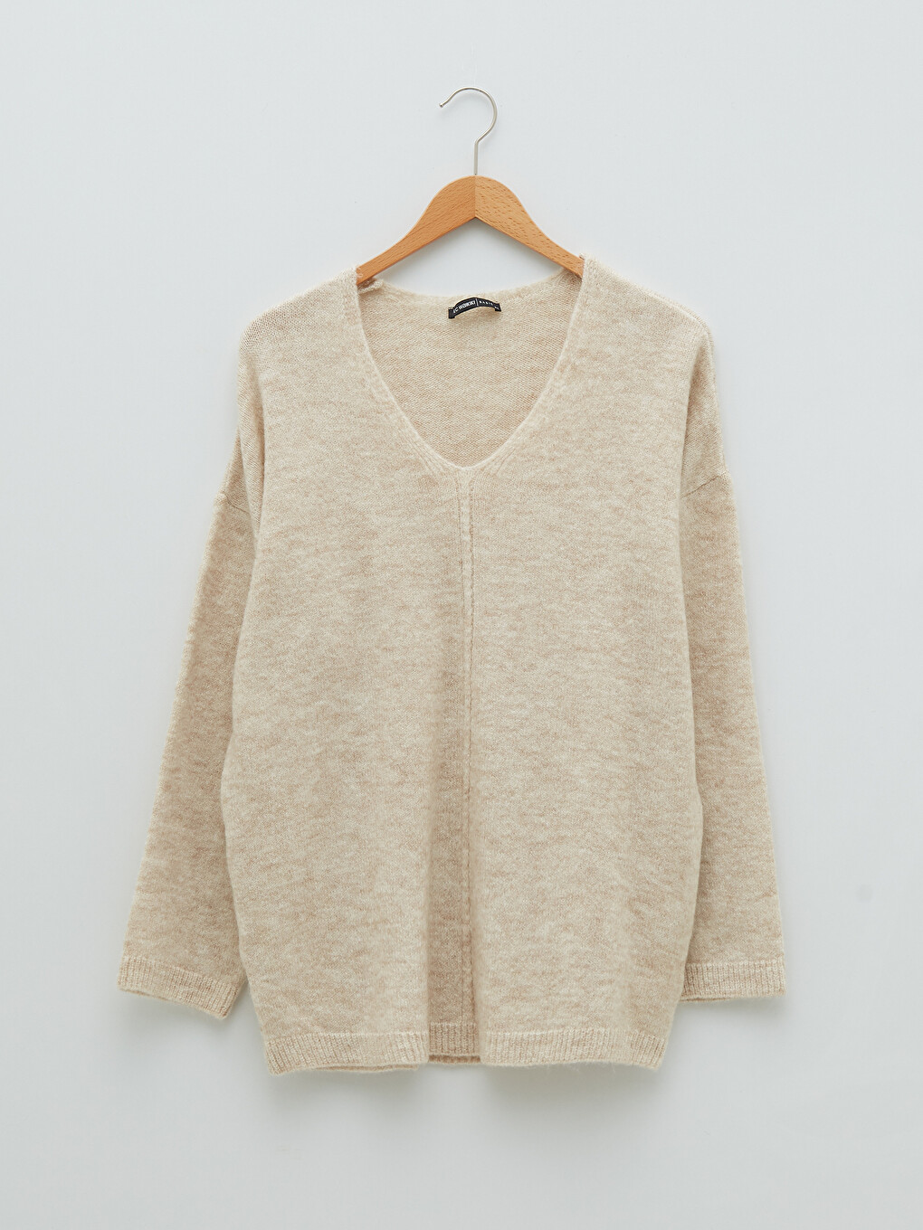 V Neck Oversize Women's Knitwear Sweater-5