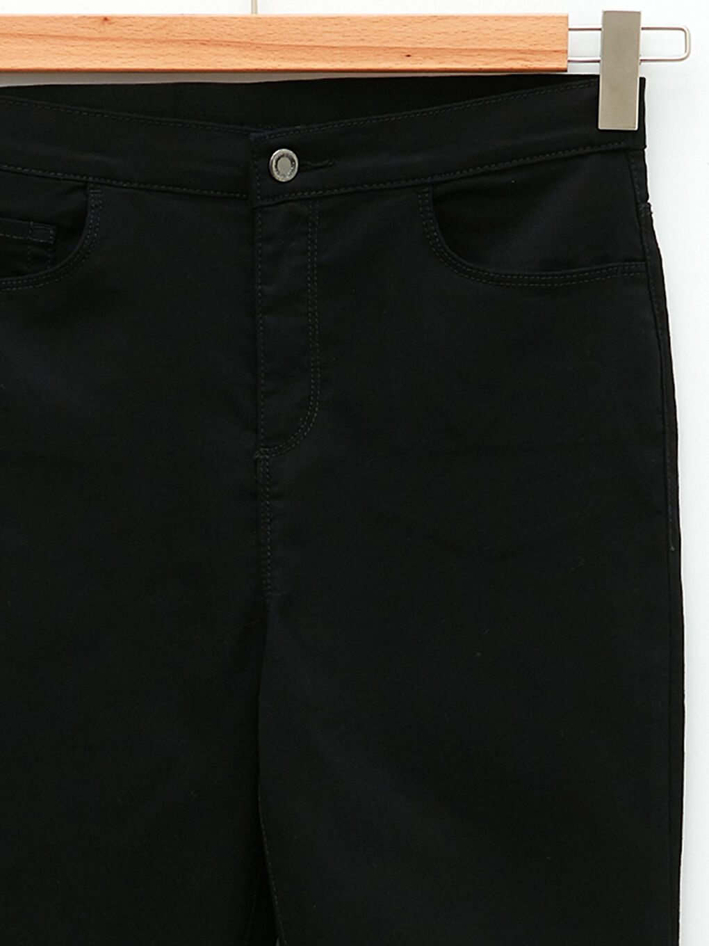 Pantalon Pour Femmes Confortable Coupe Droite Avec Poches Détaillées-8