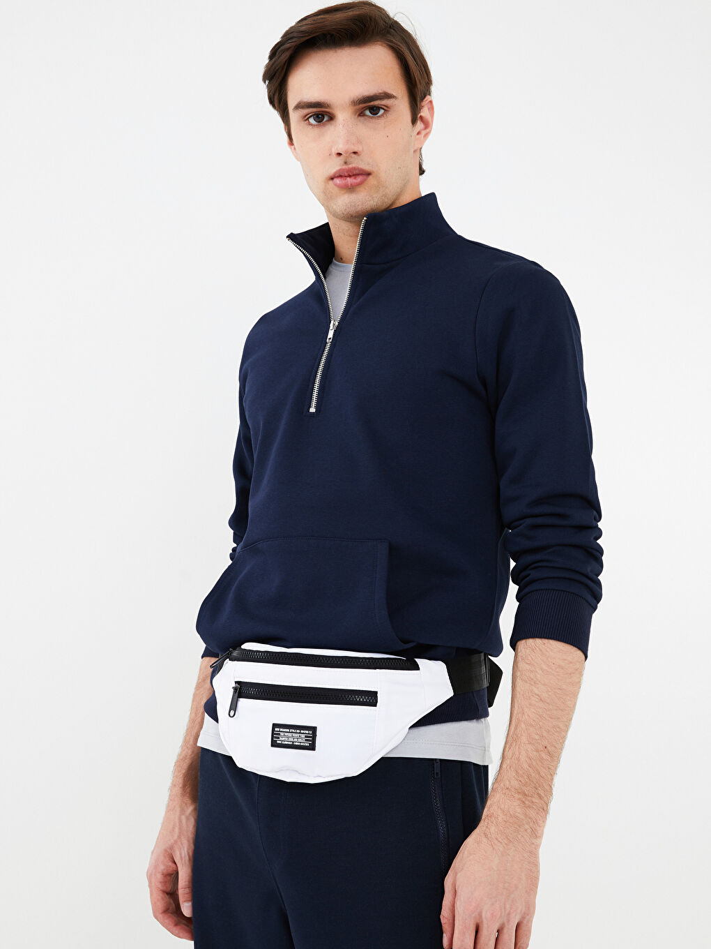 LC Waikiki Tag Detail Adjustable Strap Men's Waist Bag -S2BI66Z8-U7E