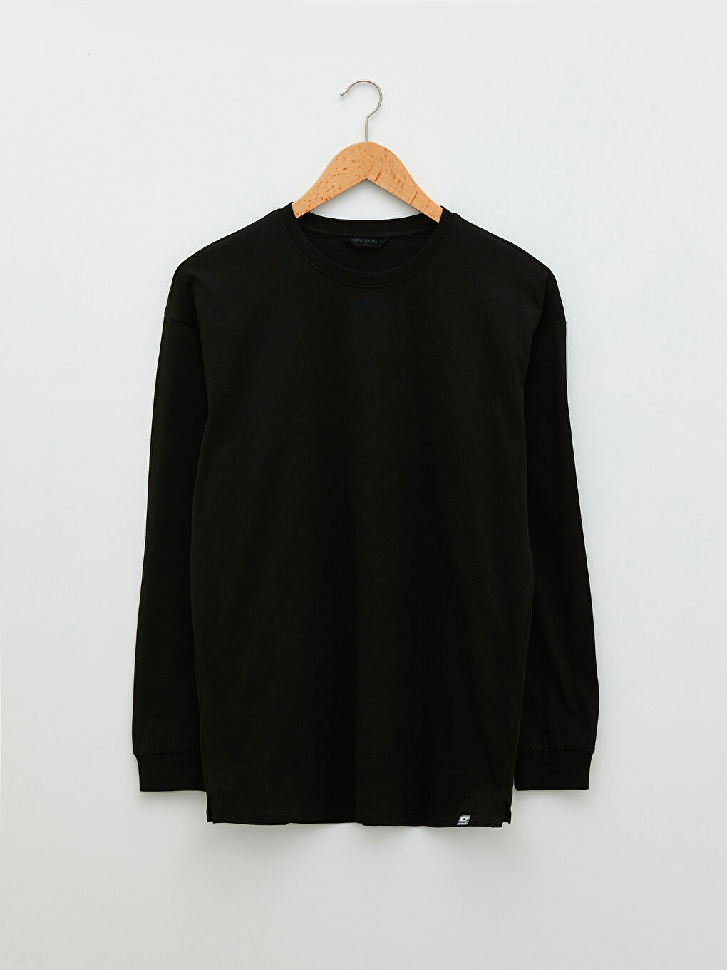 Oversize Crew Neck Long Sleeve Men's Sweatshirt-5