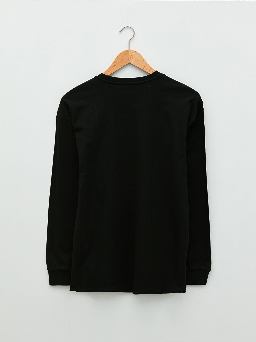 Oversize Crew Neck Long Sleeve Men's Sweatshirt-6