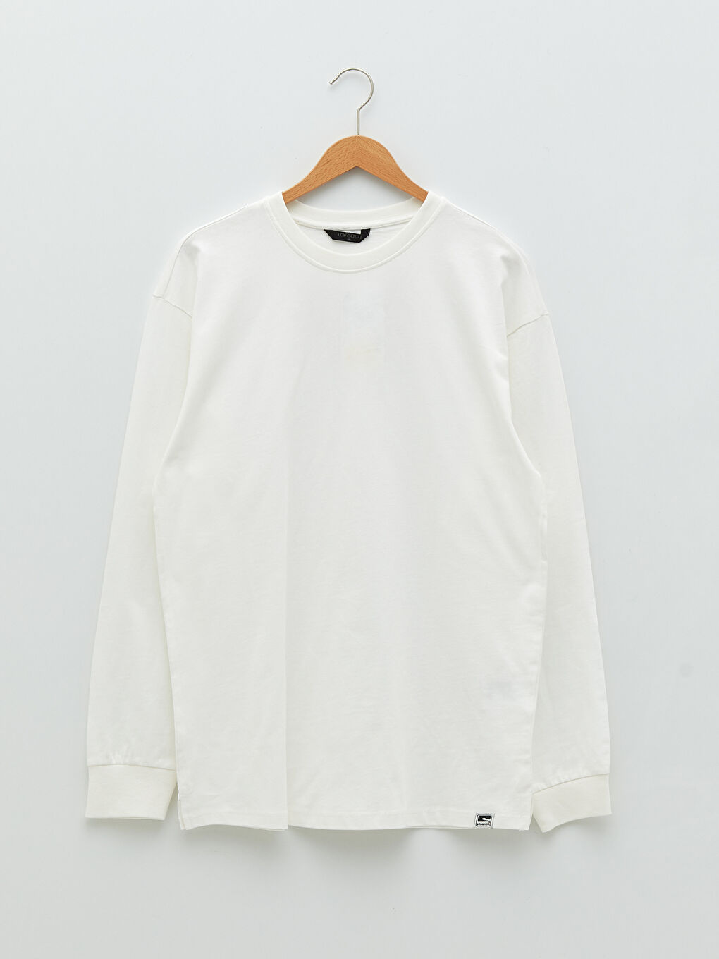 Oversize Crew Neck Long Sleeve Men's Sweatshirt-4