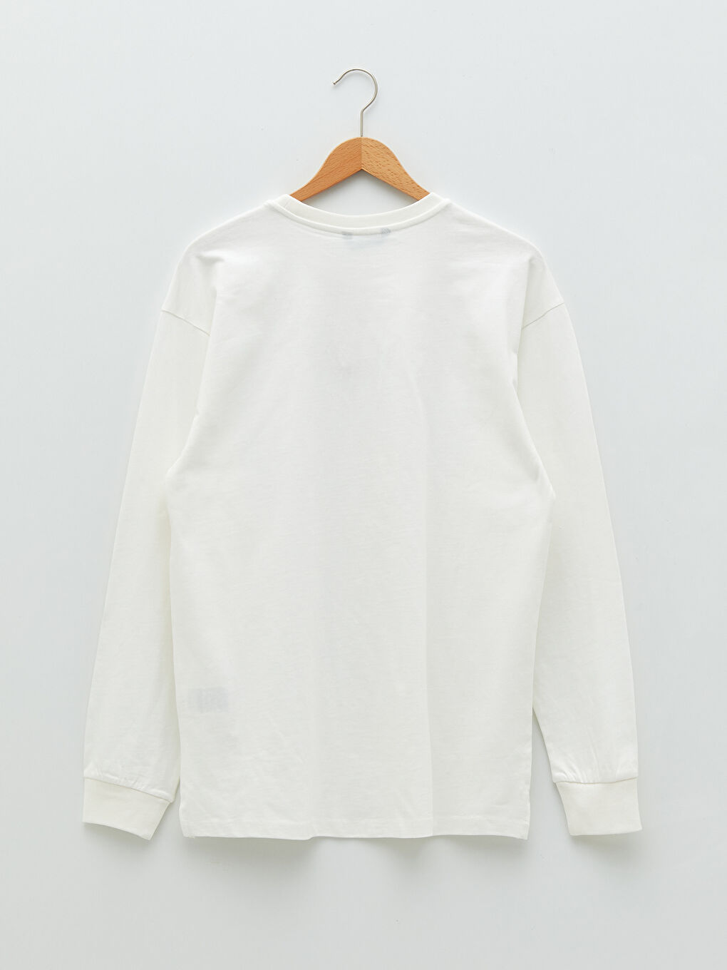 Oversize Crew Neck Long Sleeve Men's Sweatshirt-5
