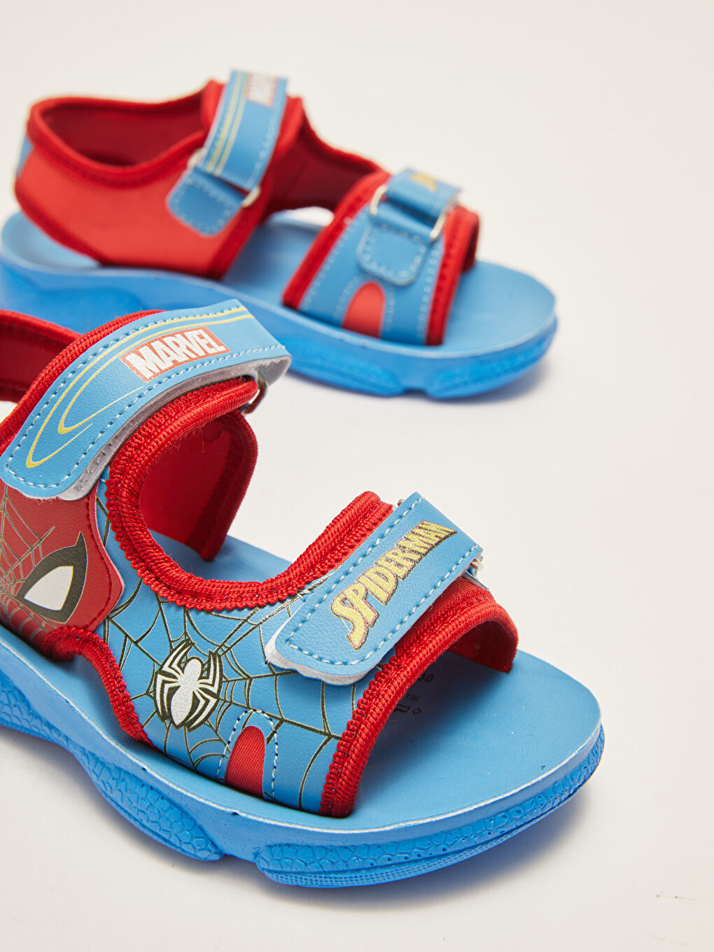 Mavi Spiderman Lisanslı Erkek Çocuk Sandalet-6