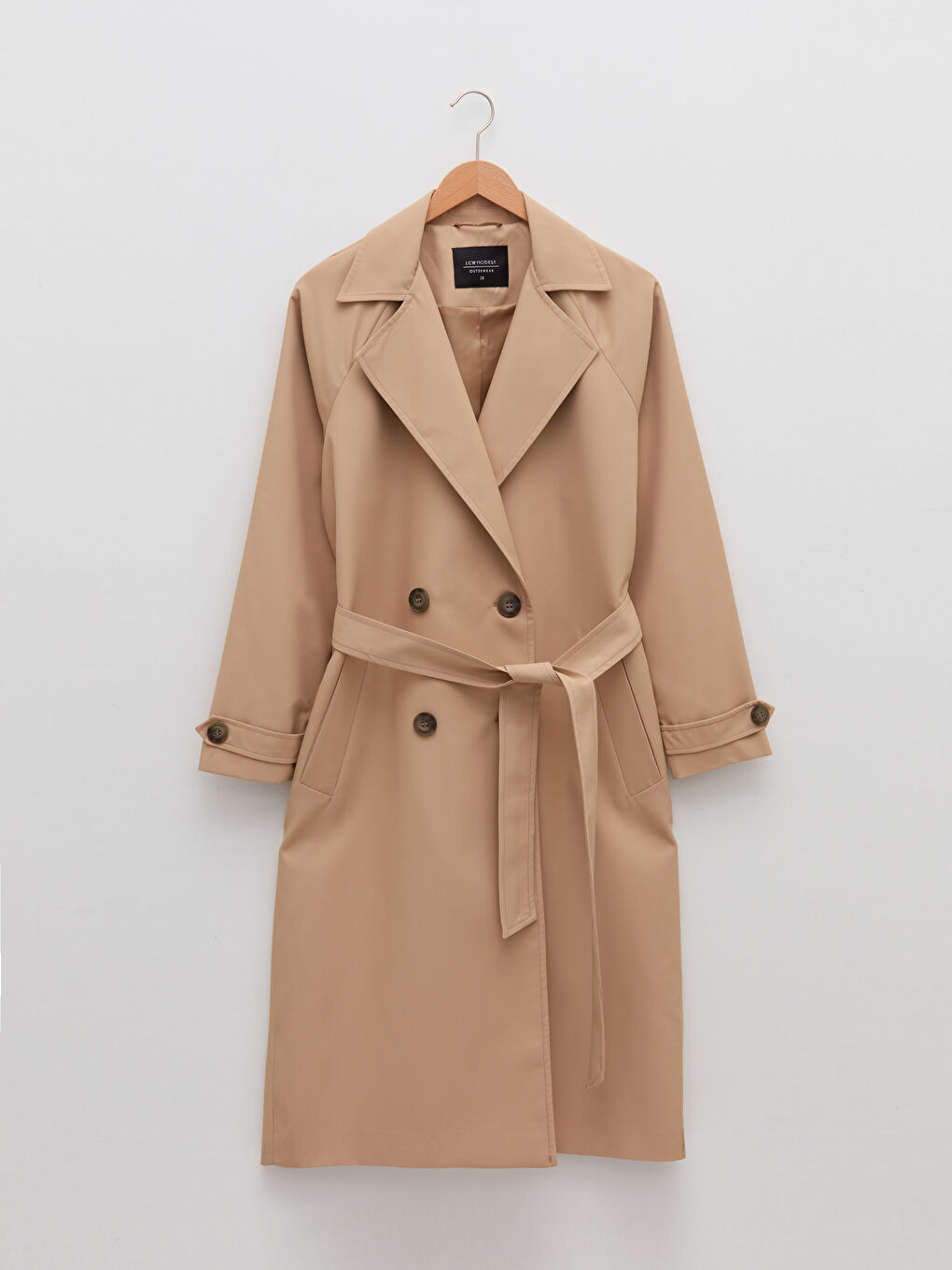 Trench-coat Oversize à Col de Veste pour Femmes-6