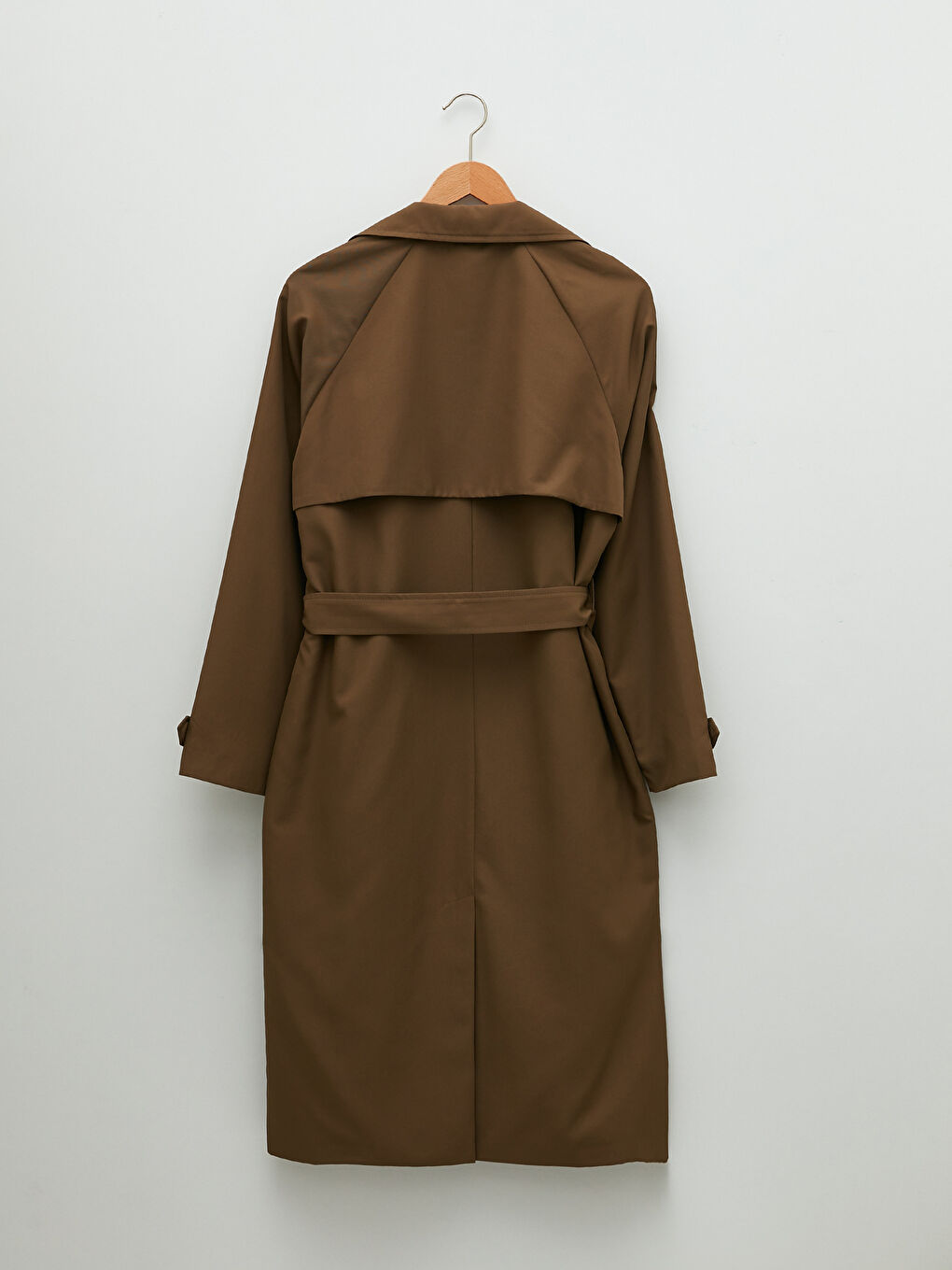 LCW Modest Jacket Collar Oversize Women's Trench Coat -S2BJ07Z8-S1W