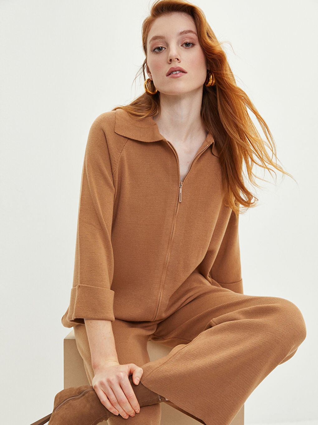 كارديجان تريكو بياقة بولو للسيدات