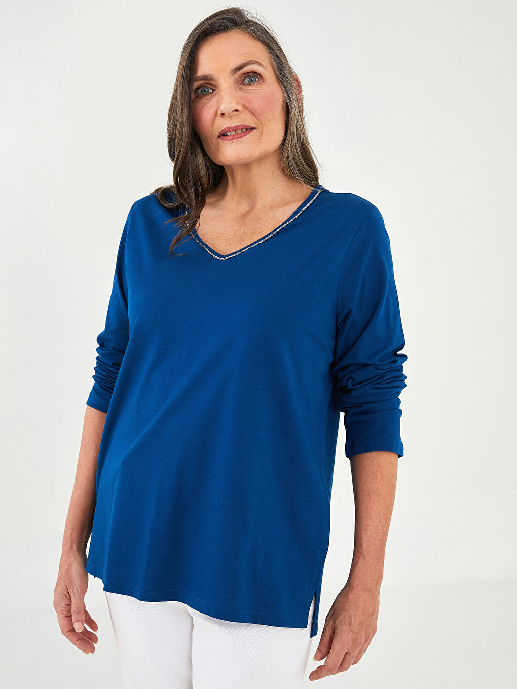 Žena PETROL Majica kratkih rukava-1