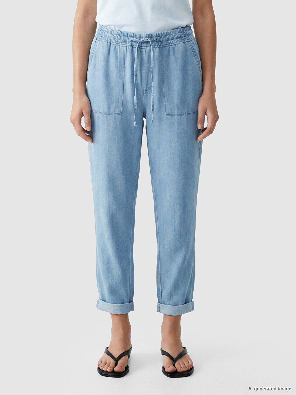 Woman Indigo Jeans-1