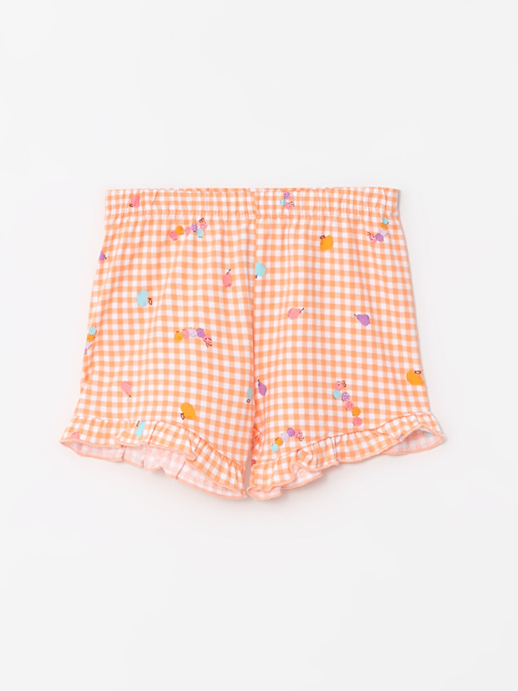 Crew Neck Short Sleeve Printed Baby Girls' Pyjama Set-2