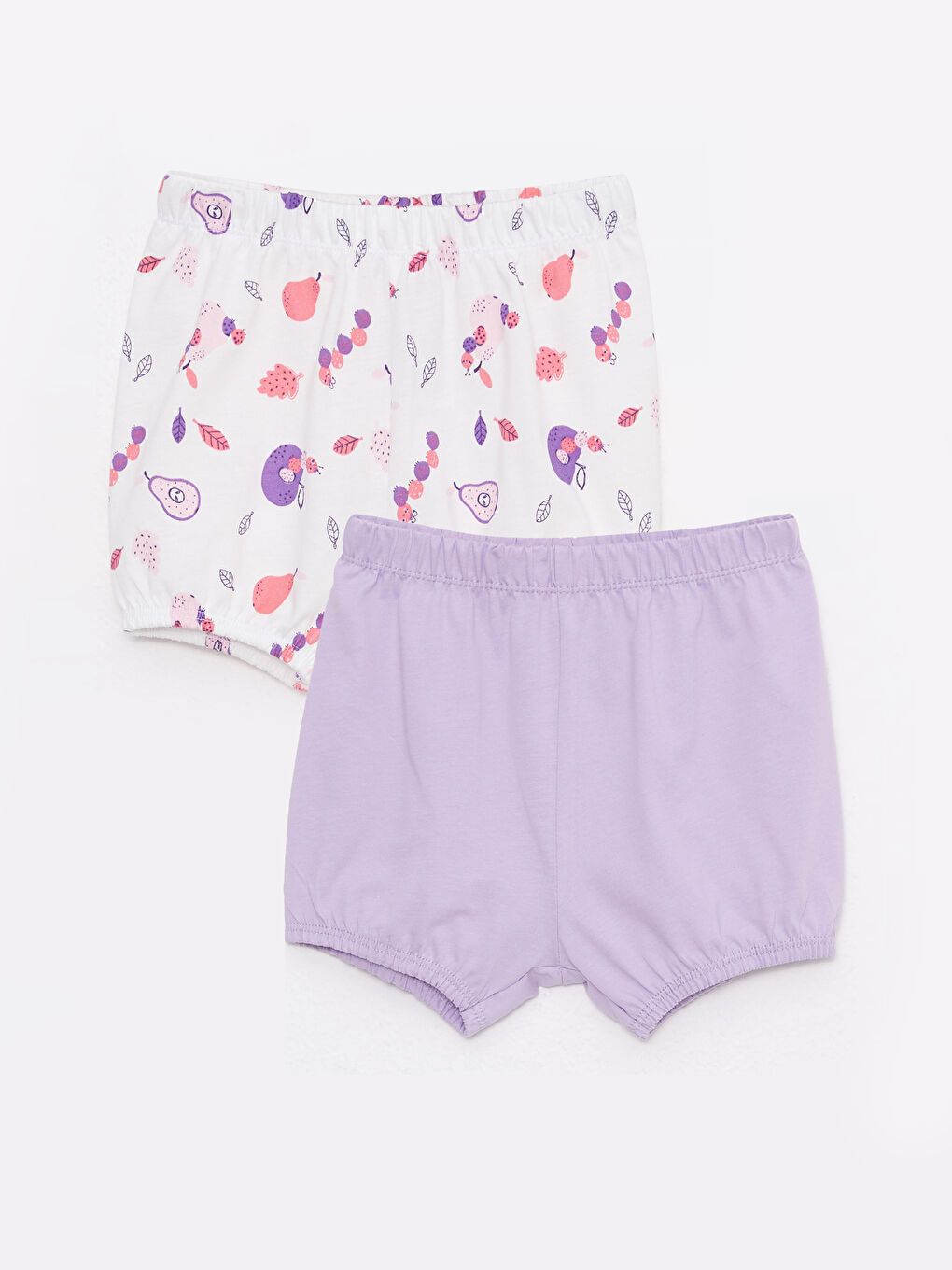 Elasticated Waist Baby Girls' Pyjama Bottoms 2 Pack