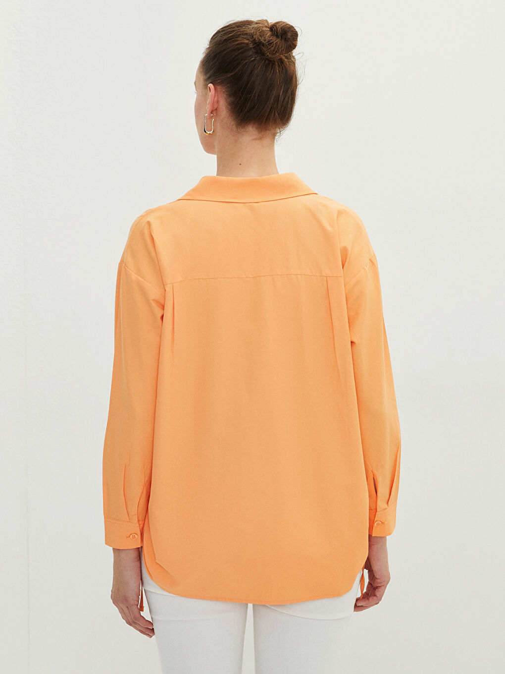 LCWAIKIKI Maternity Geknöpftes Regular Langarm Popeline Umstandshemd -S2BK07Z8-KVA