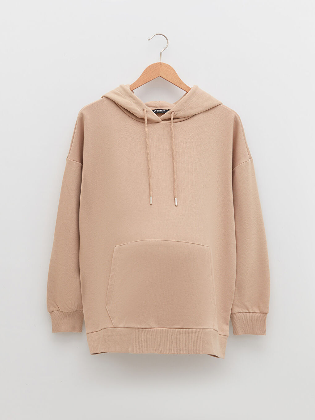 Plain Long-Sleeve Maternity Hoodie -S2BK09Z8-FJZ