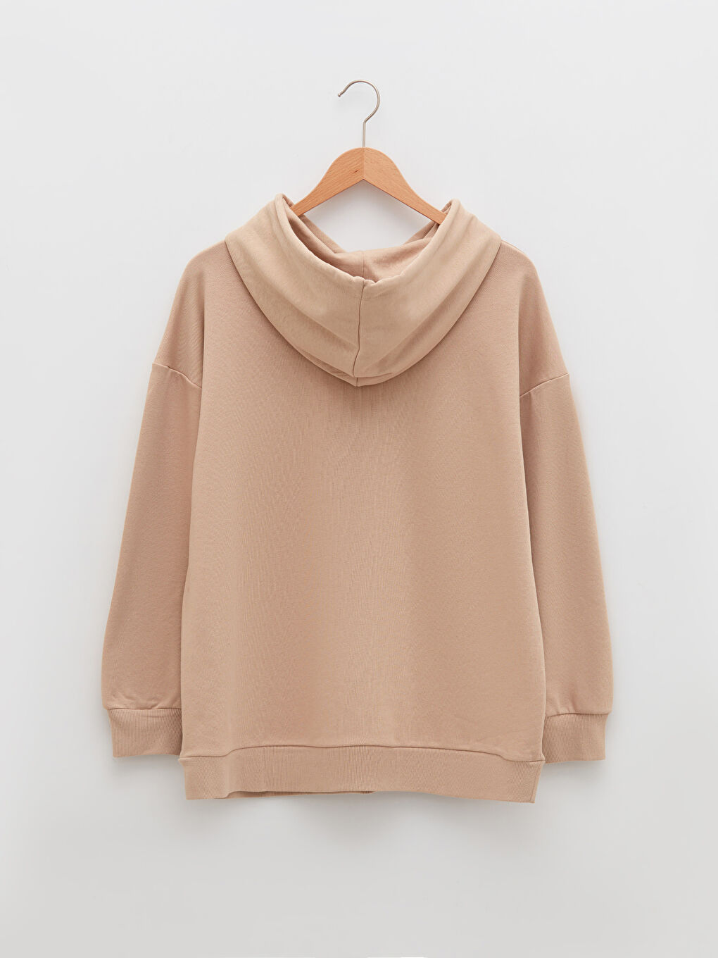 Plain Long-Sleeve Maternity Hoodie -S2BK09Z8-FJZ