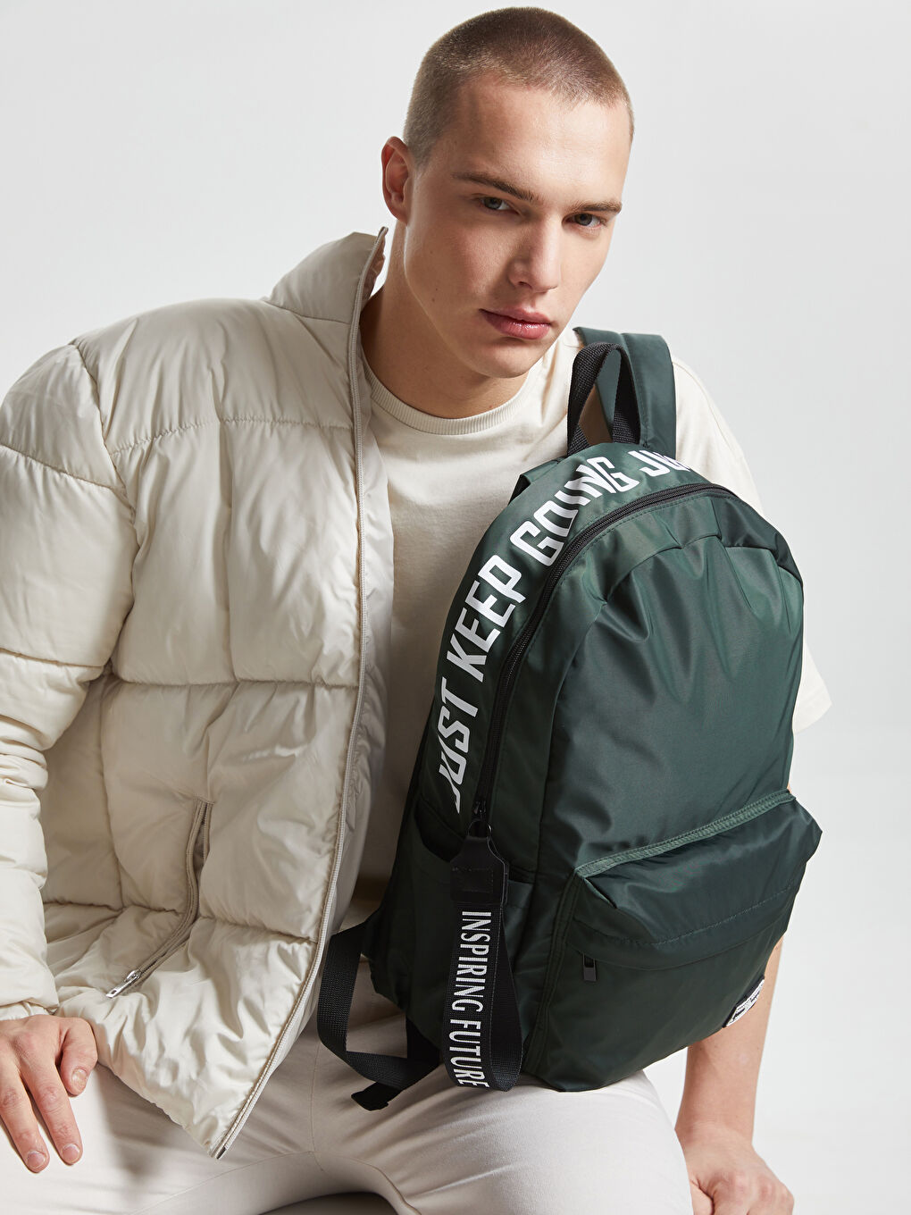 LCW ACCESSORIES Ranac za Muškarce sa Štampanim Slovima -S2BK11Z8-CRN