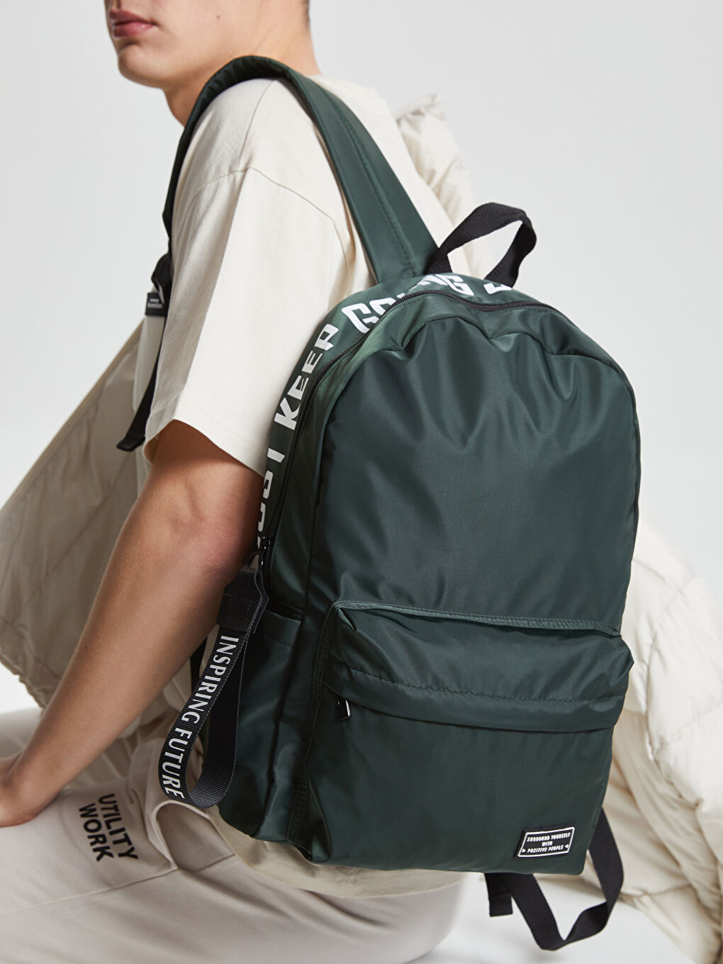 LCW ACCESSORIES Ranac za Muškarce sa Štampanim Slovima -S2BK11Z8-CRN