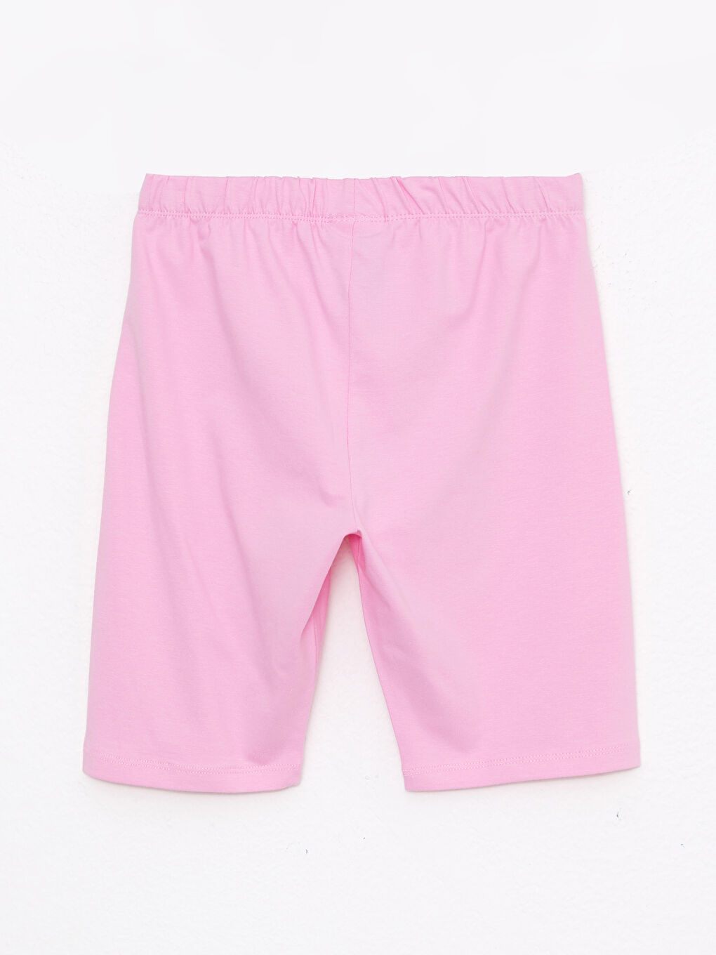 Turkuaz Beli Lastikli Baskılı Pamuklu Kız Çocuk Kısa Tayt 2'li-3