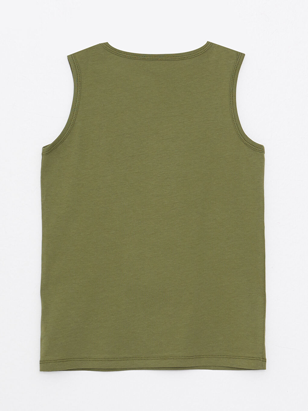 Haki Bisiklet Yaka Baskılı Erkek Bebek Atlet 2'li-3