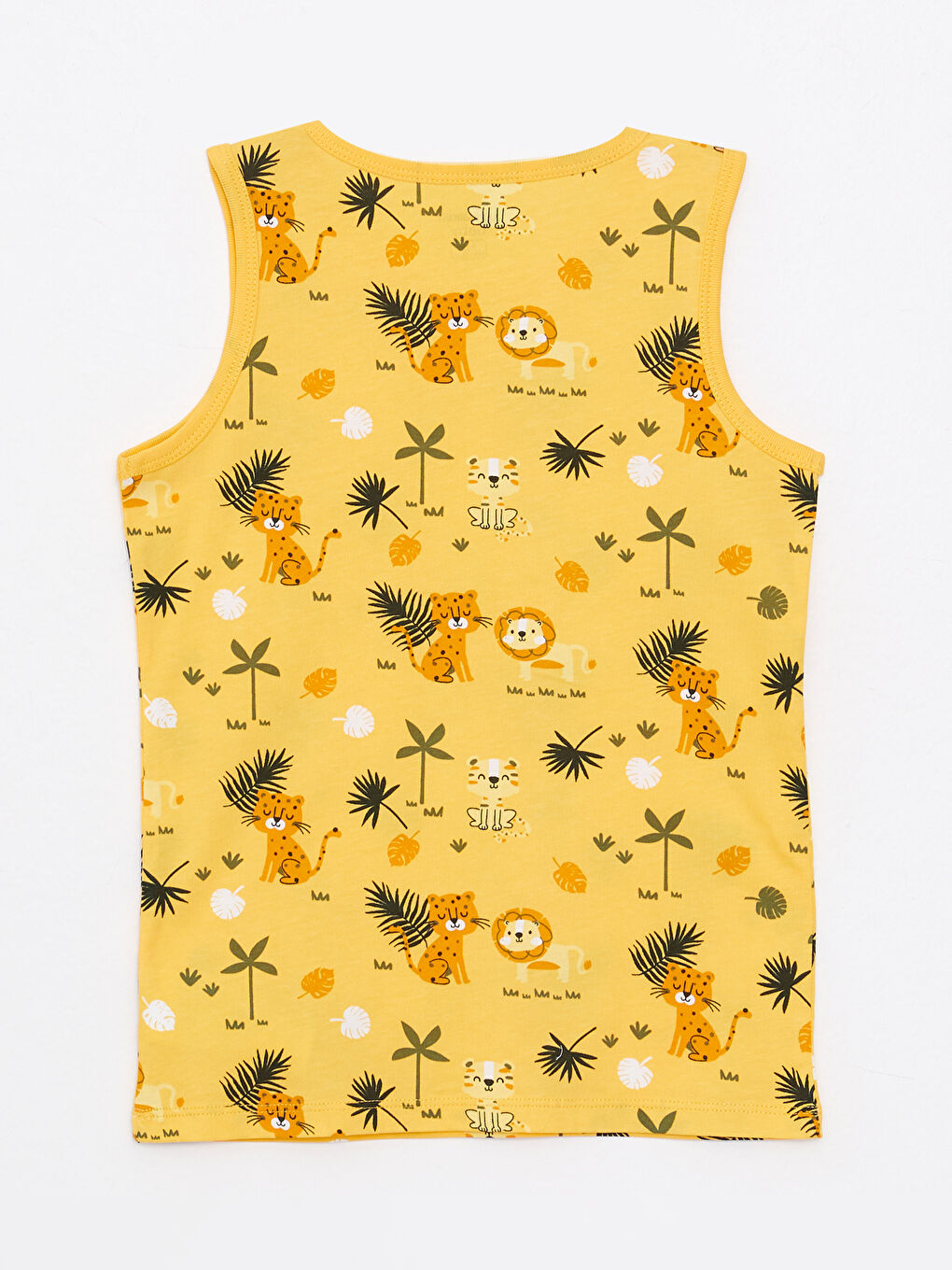 Haki Bisiklet Yaka Baskılı Erkek Bebek Atlet 2'li-4