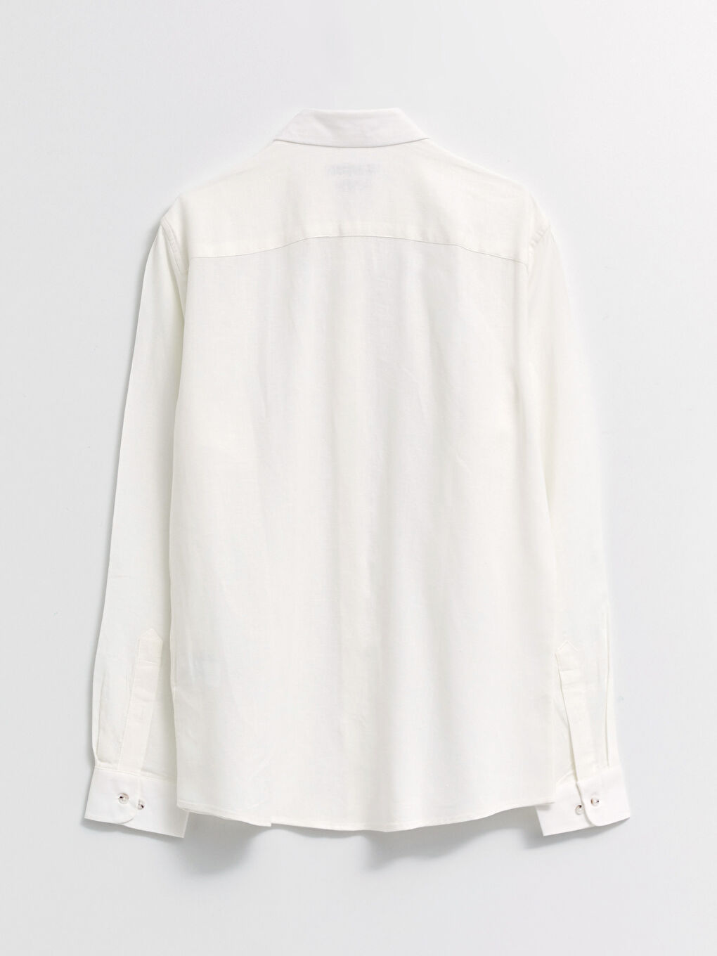 Beyaz Slim Fit Uzun Kollu Erkek Gömlek-6