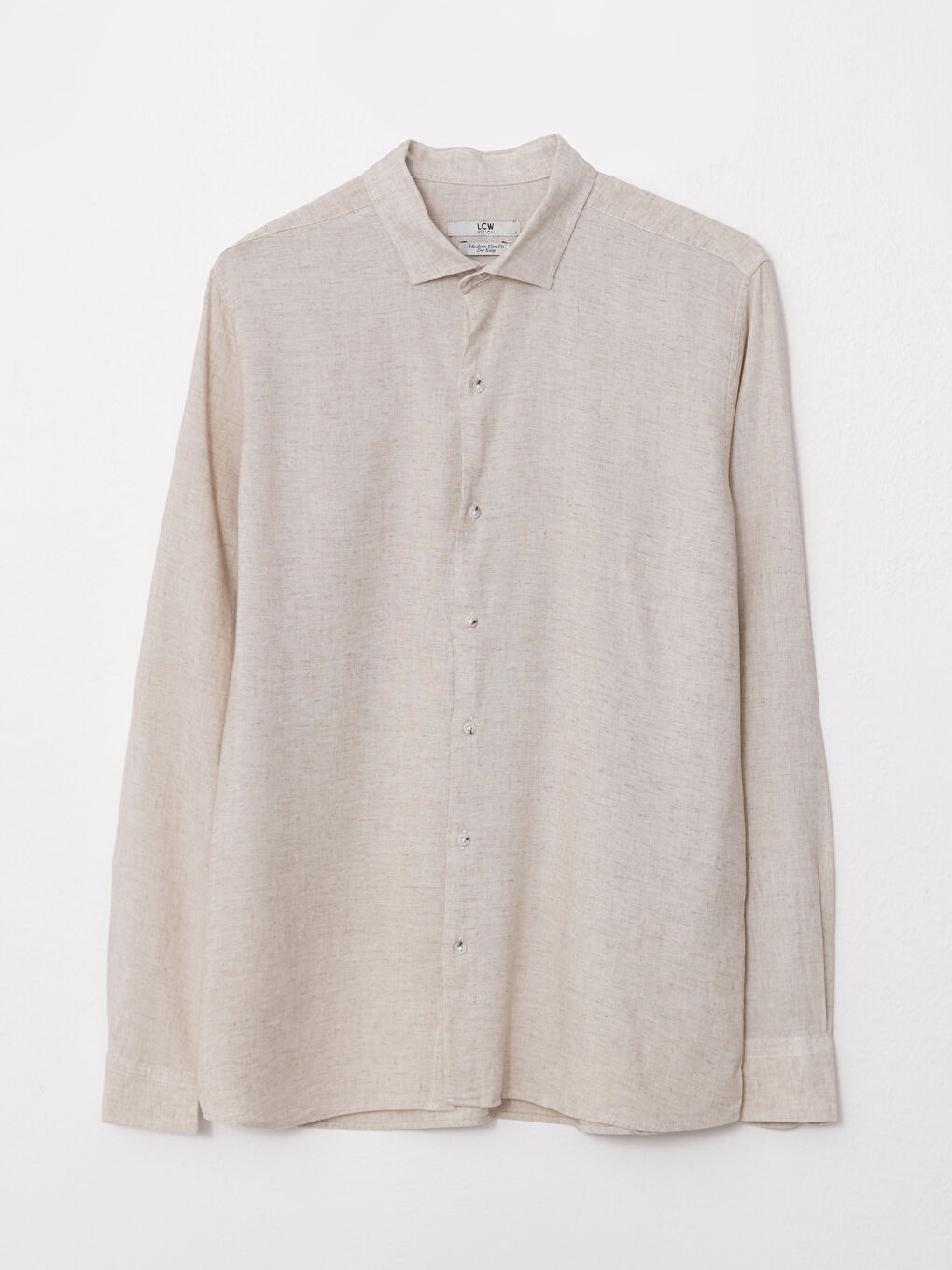 قميص كم طويل سليم فيت رجال-10